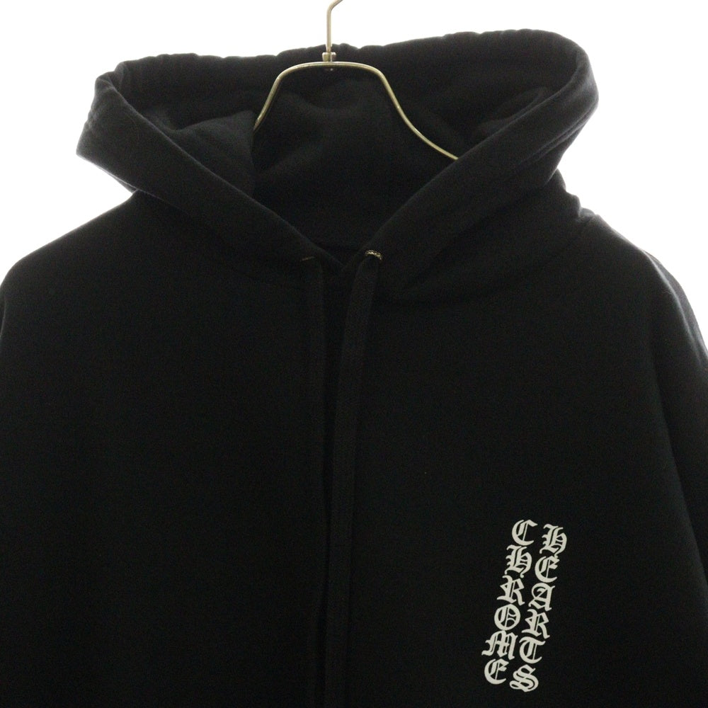 CHROME HEARTS(クロムハーツ) SWTSHRT PLVR アームロゴプリント スウェット プルオーバーパーカー ブラック