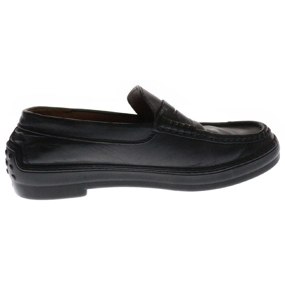 TOD'S(トッズ) レザー コイン ローファー ブラック