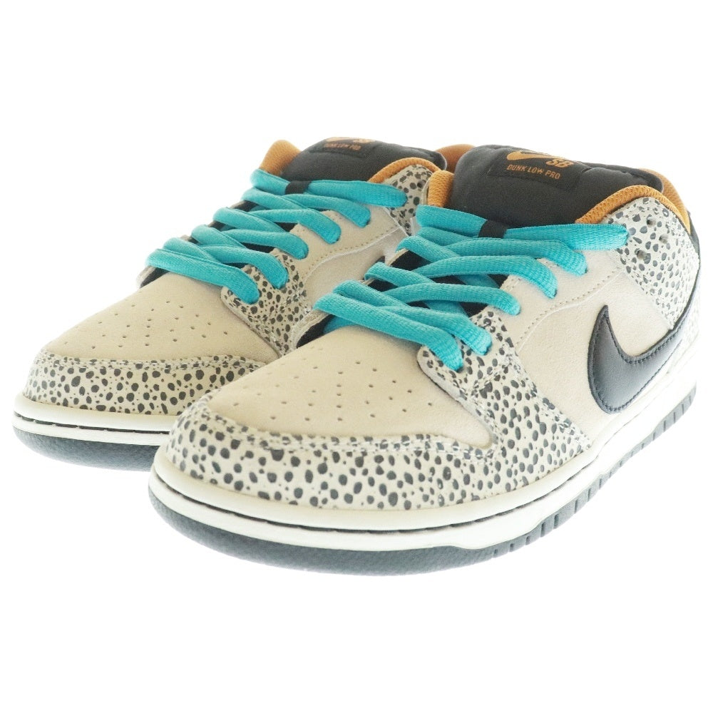 NIKE SB(ナイキエスビー) DUNK LOW PRO PHANTOM AND BLACK ダンク プロ エレクトリックサファリ ファントムアンドブラック ローカットスニーカー グレー/ブラック US9/27cm FZ1233-002