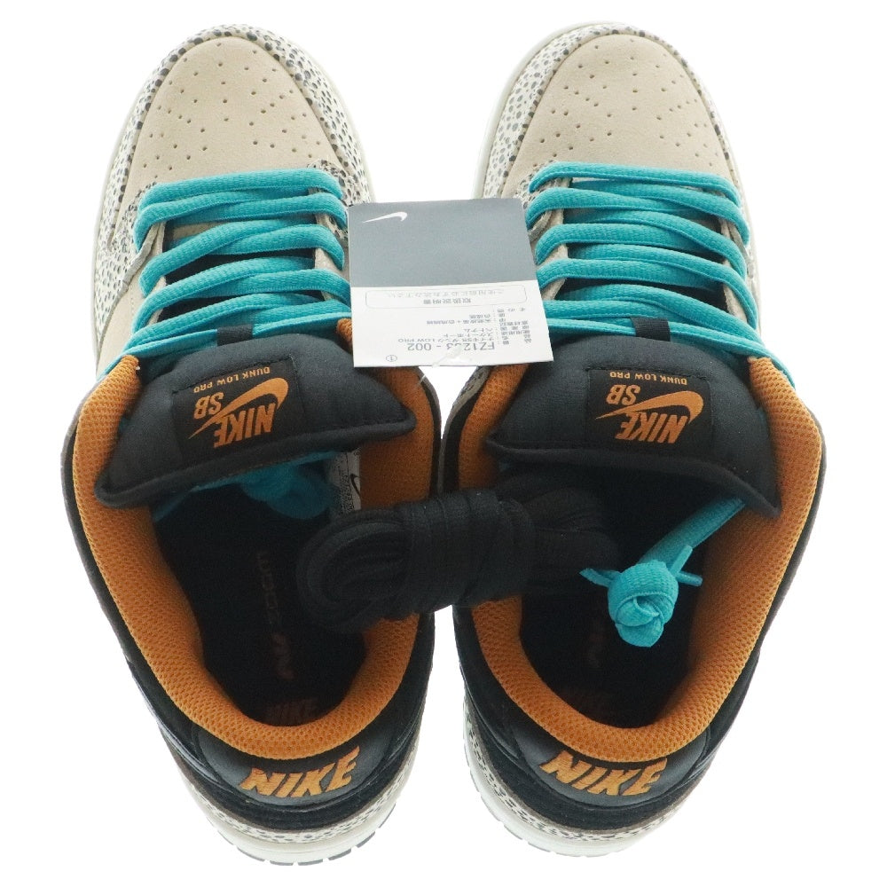 NIKE SB(ナイキエスビー) DUNK LOW PRO PHANTOM AND BLACK ダンク プロ エレクトリックサファリ ファントムアンドブラック ローカットスニーカー グレー/ブラック US9/27cm FZ1233-002