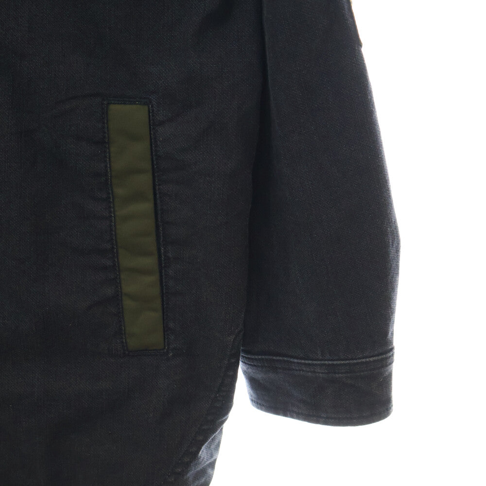 DIESEL(ディーゼル) D-SIMILAR JOGGJEANSD-SIMILAR-NE JACKET ナイロン切替 デニム フーデッド ジャケット インディゴ