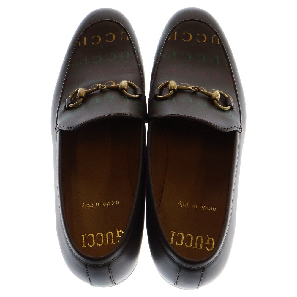 GUCCI(グッチ) 100周年記念 ホースビット レザー ローファー ブラウン 677069