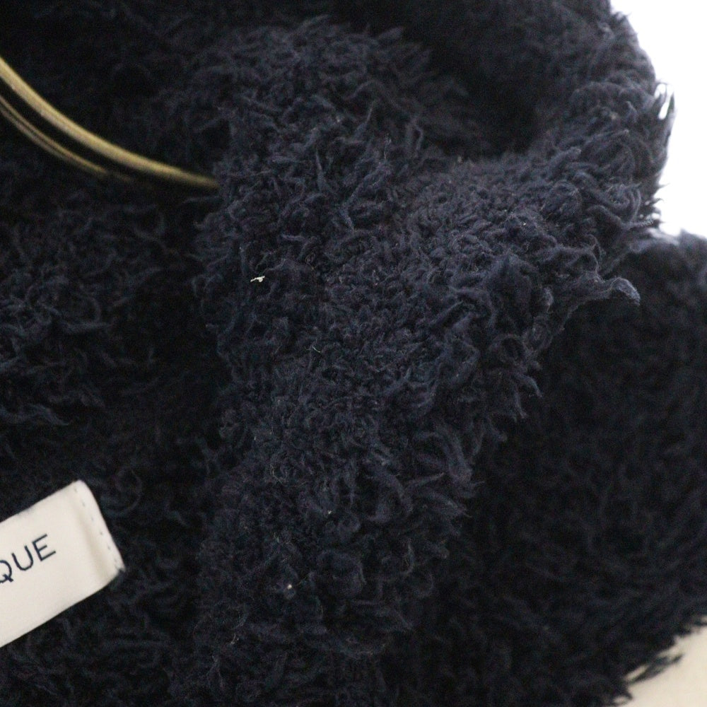 gelato pique HOMME(ジェラートピケオム) Pile Zip Up Hoodie パイル地 ボーダー ジップアップパーカー ネイビー/ホワイト PMNT225939