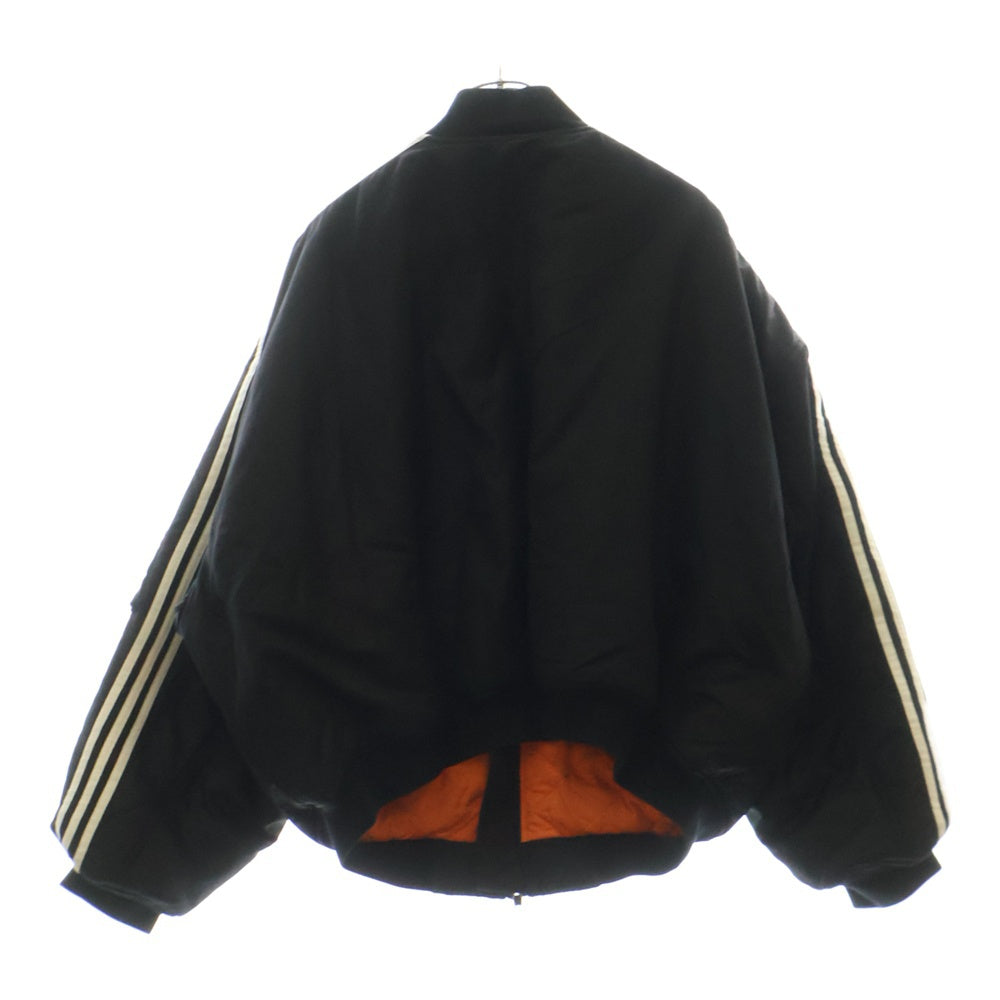 BALENCIAGA(バレンシアガ) 23SS ×adidas MA-1 SIDE LINE BOMBER JACKET アディダス サイドライン ボンバージャケット ブラック 725335