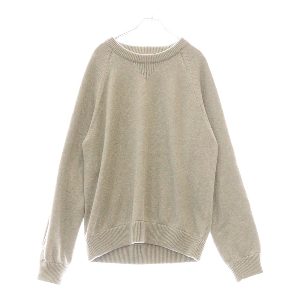 DIOR(ディオール) 21AW Oblique Side Line Crewneck Knit Sweater オブリーク サイドライン クルーネック ニット セーター グレー 113M638AT187