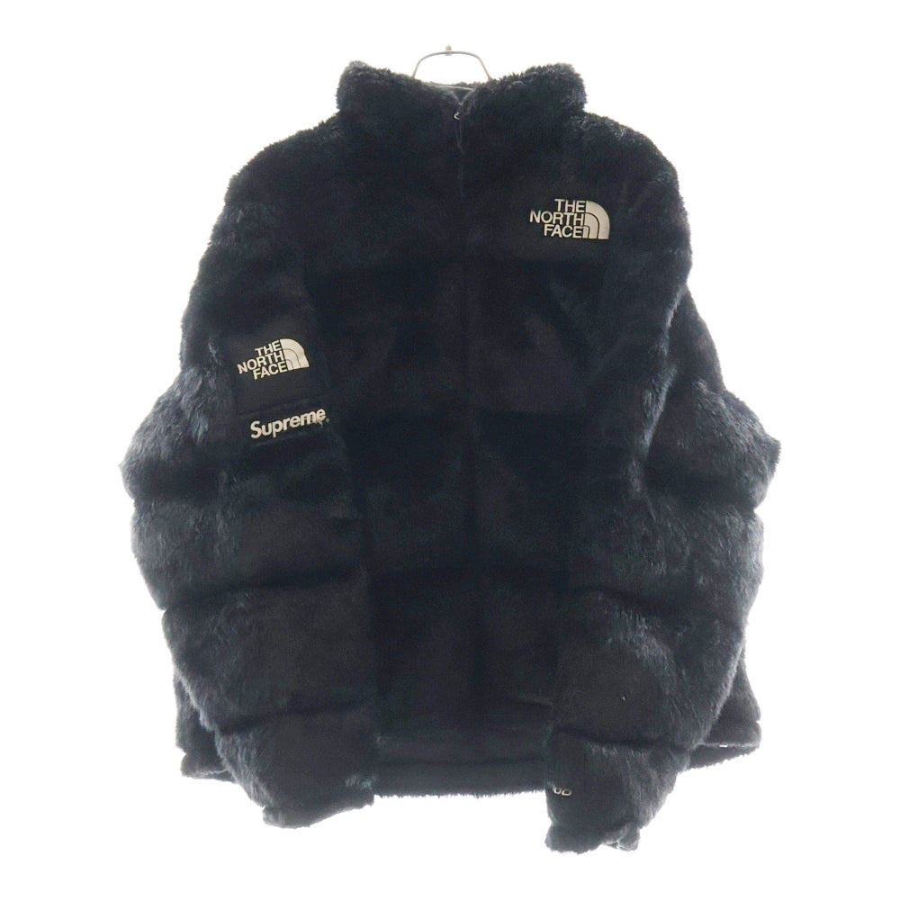 SUPREME(シュプリーム) 20AW ×THE NORTH FACE Faux Fur Nuptse Jacket ノースフェイス ファー ヌプシ ダウンジャケット ブラック ND92001I