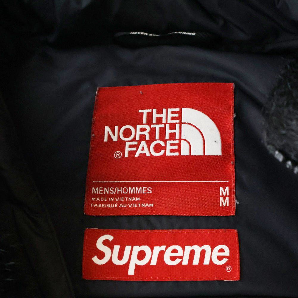 SUPREME(シュプリーム) 20AW ×THE NORTH FACE Faux Fur Nuptse Jacket ノースフェイス ファー ヌプシ ダウンジャケット ブラック ND92001I