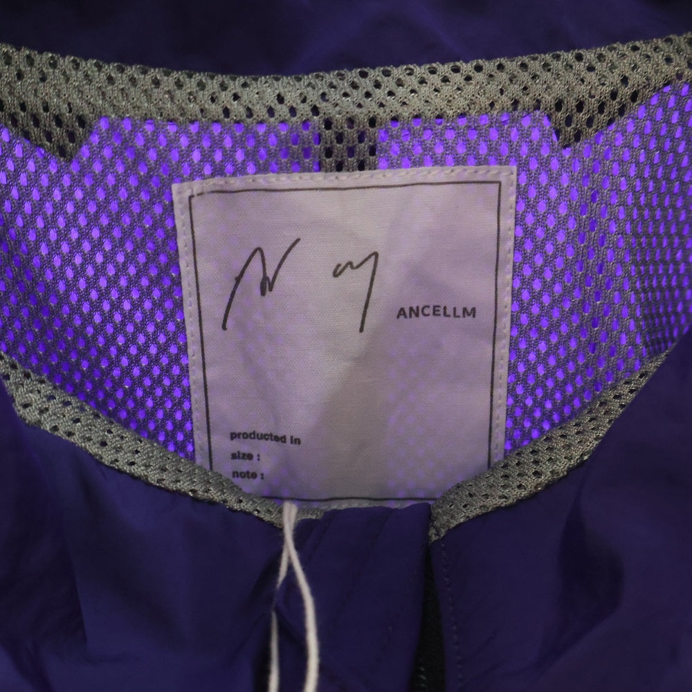 ANCELLM(アンセルム) 25SS NYLON PULLOVER JACKET ナイロン プルオーバー ジャケット パープル ANC-JK45