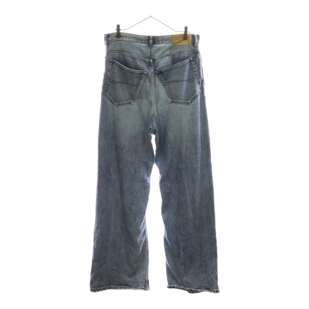BALENCIAGA(バレンシアガ) 23AW デニムデザイン ワイド ルーズ ロングパンツ インディゴ 714335 TNVA4