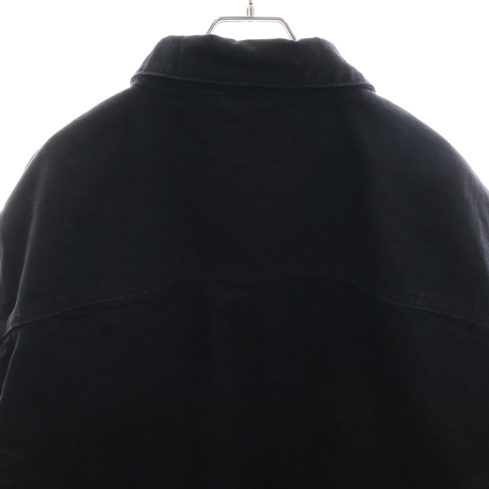 Palace Skateboards(パレススケートボーズ) 24AW PANEL DENIM JACKET パネル デニム 切り替え トラッカージャケット ブラック