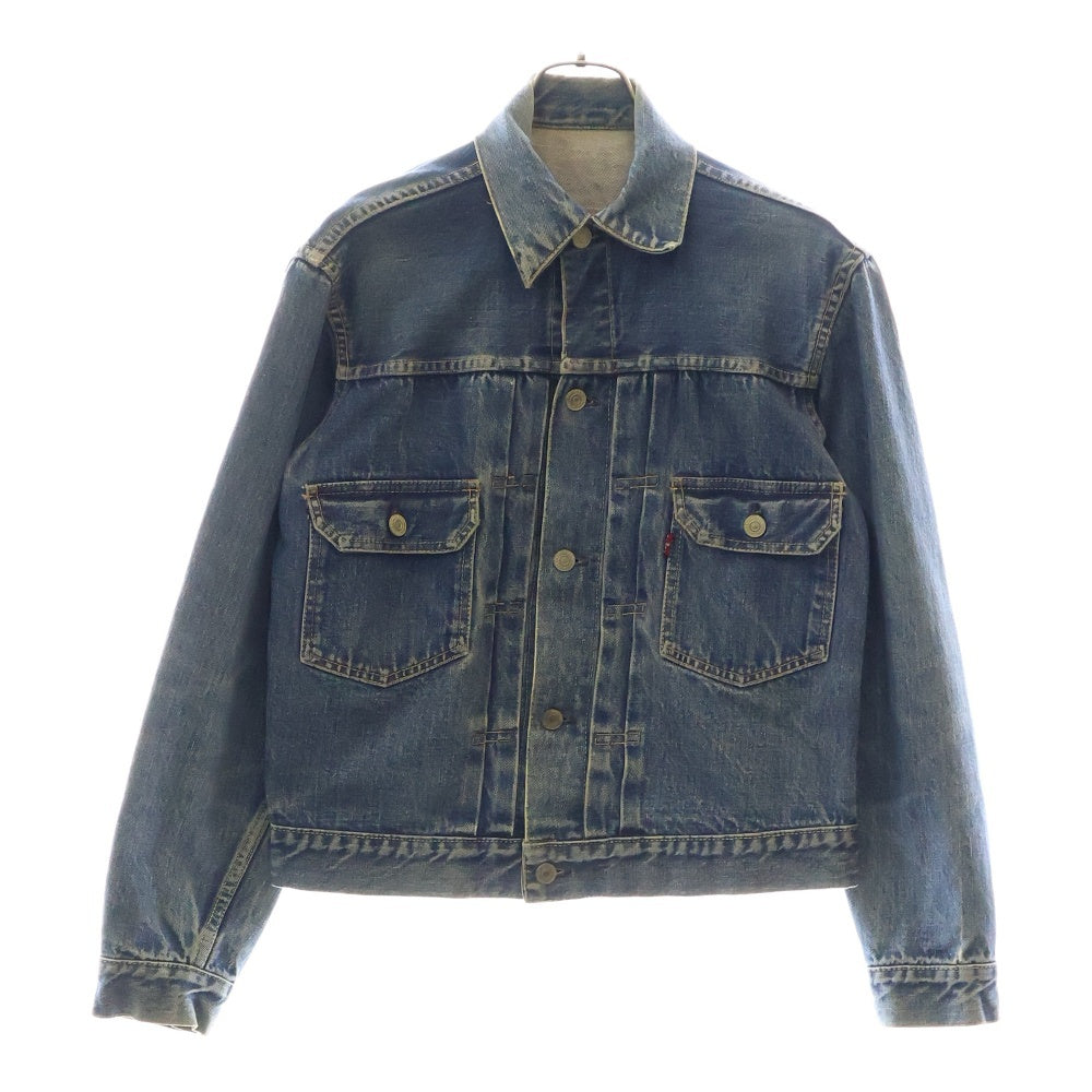 Levi's(リーバイス) 50s VINTAGE 507XX ヴィンテージ 2nd BIGE 両面タブ 均等V ボタン裏刻印なし デニムジャケット インディゴ