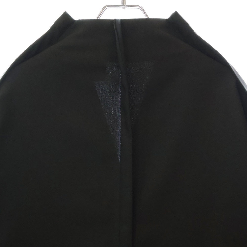 COMME des GARCONS(コムデギャルソン) ピークドラペル フロントフック 変形パターン ジャケット ブラック GI-J018