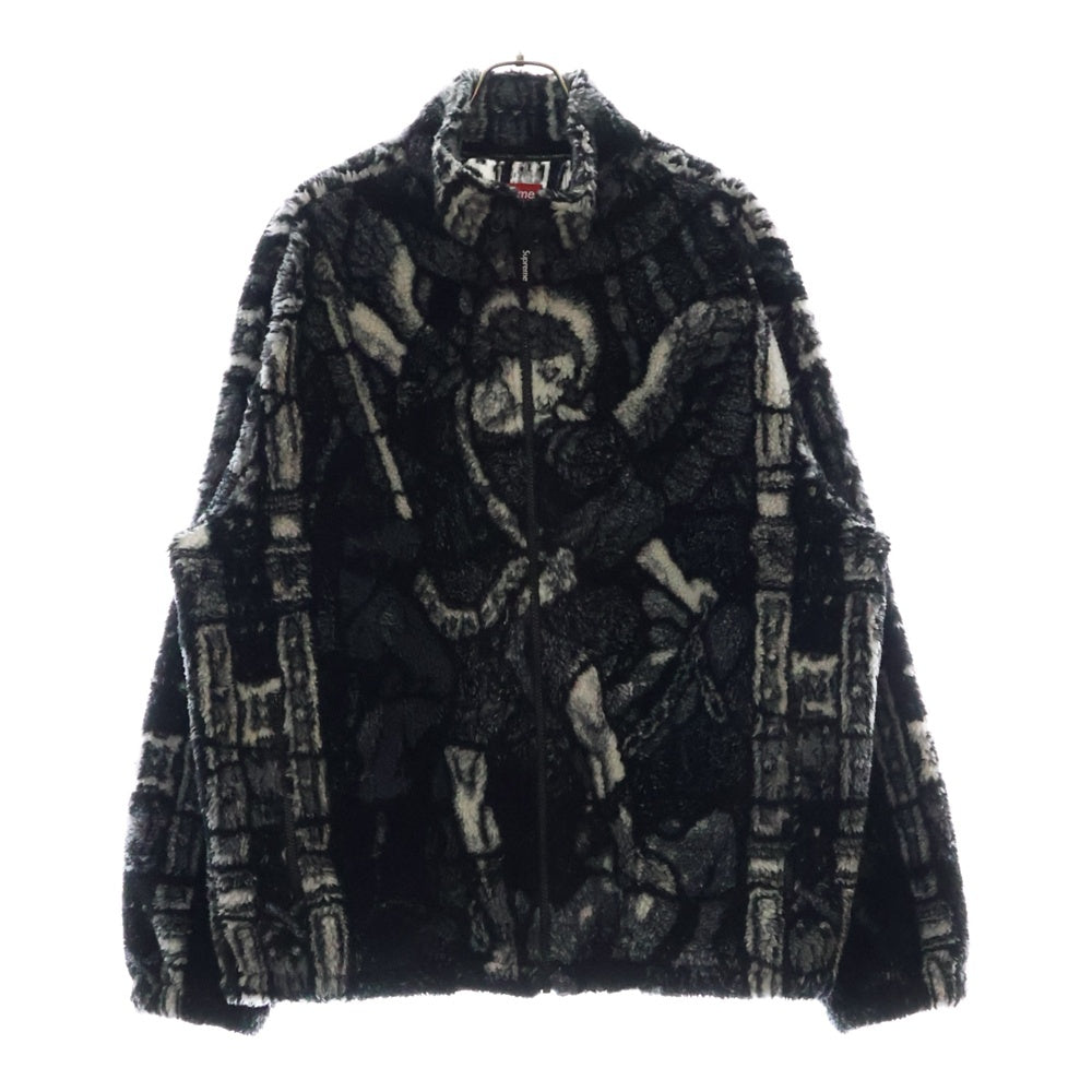 SUPREME(シュプリーム) 21SS Saint Michael Fleece Jacket セント ミカエル ジップアップ フリース ジャケット ブラック