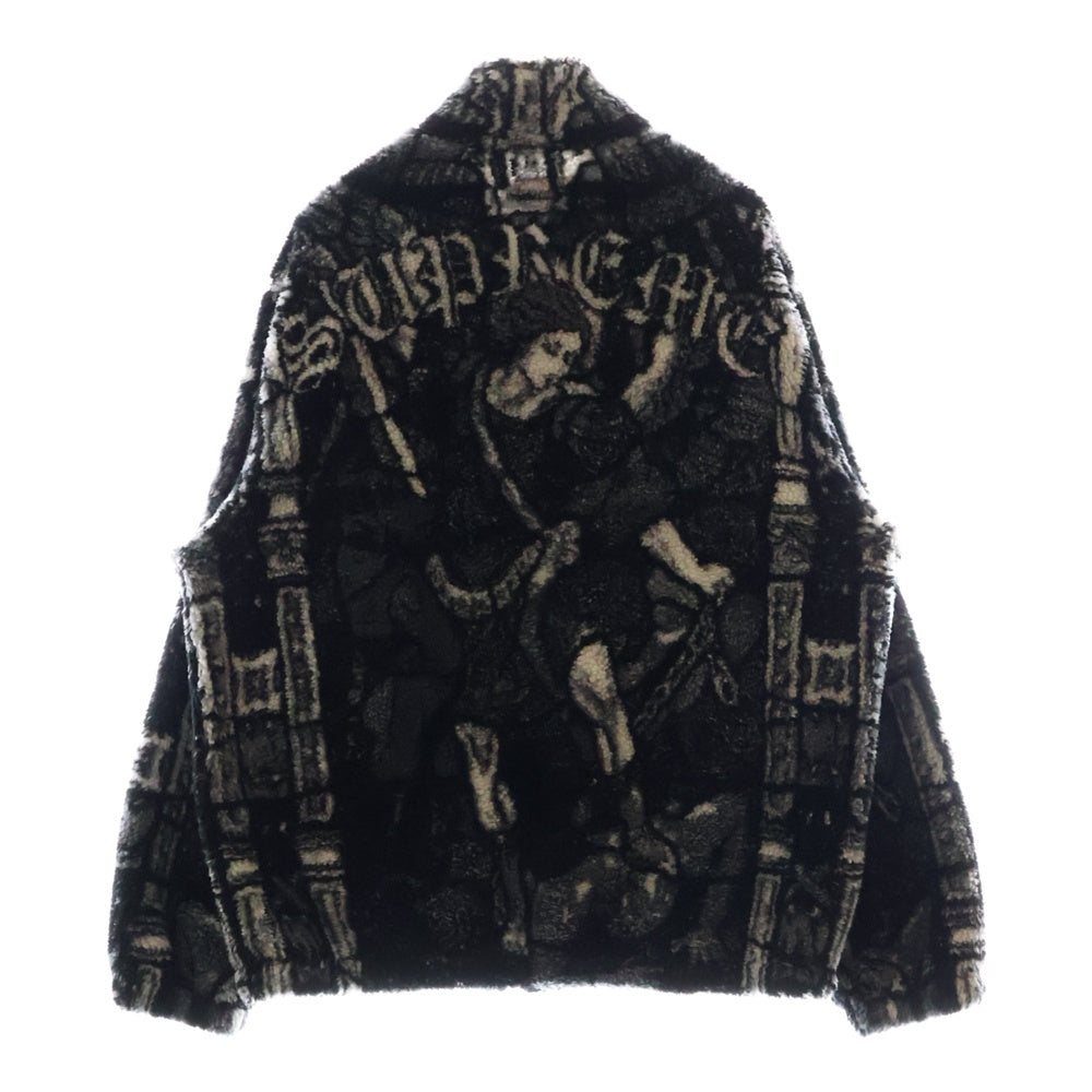 SUPREME(シュプリーム) 21SS Saint Michael Fleece Jacket セント ミカエル ジップアップ フリース ジャケット ブラック