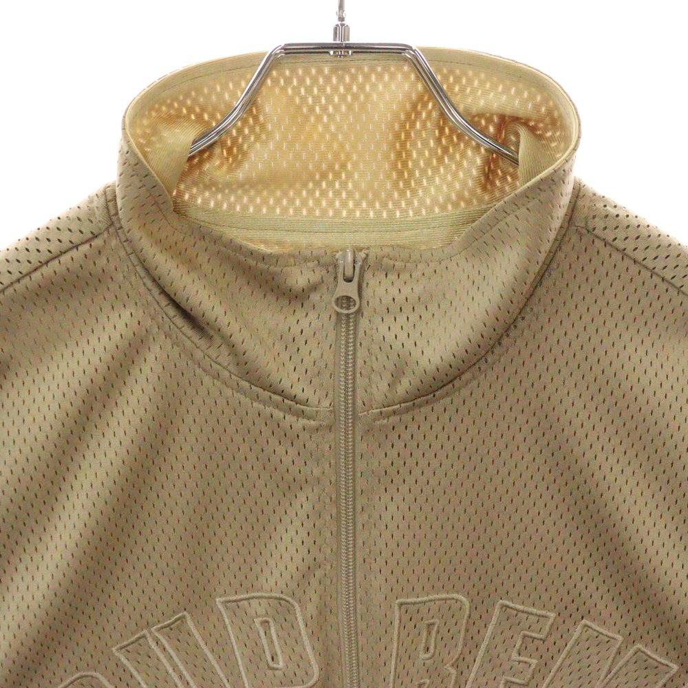 SUPREME(シュプリーム) 21SS Mesh Warm Up Top メッシュウォームアップトップ ジップアップシャツ 半袖 ベージュ