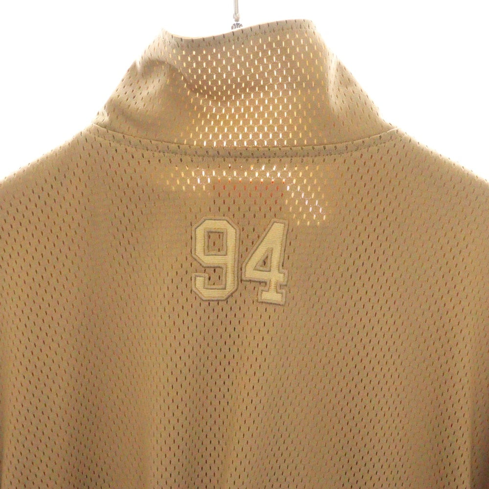 SUPREME(シュプリーム) 21SS Mesh Warm Up Top メッシュウォームアップトップ ジップアップシャツ 半袖 ベージュ
