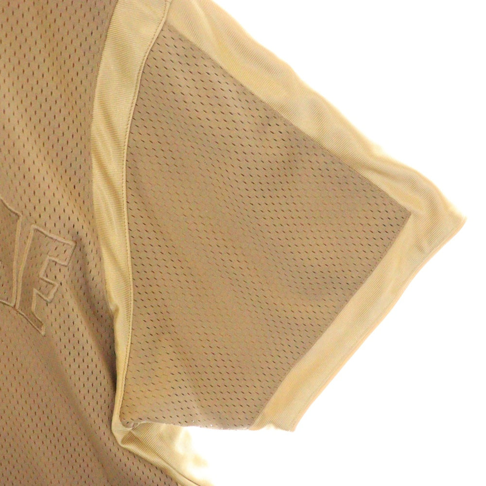 SUPREME(シュプリーム) 21SS Mesh Warm Up Top メッシュウォームアップトップ ジップアップシャツ 半袖 ベージュ