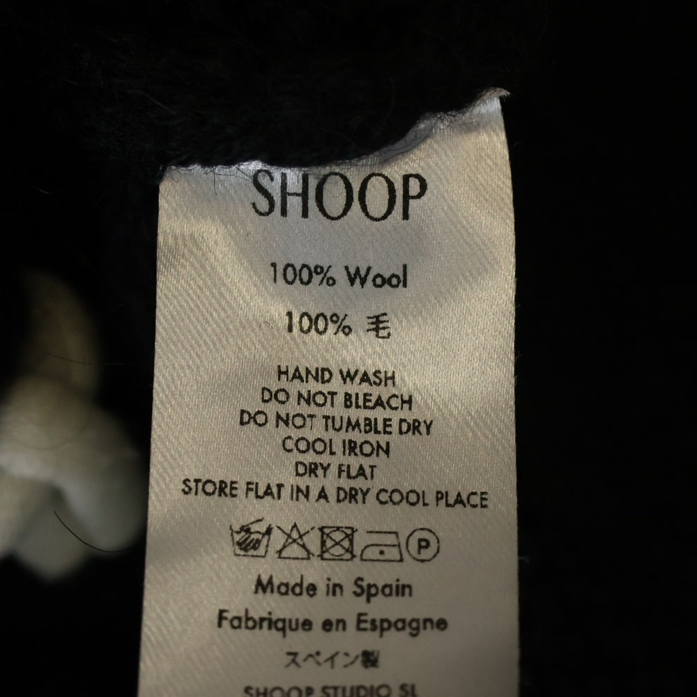 SHOOP(シュープ) 21AW MORI CARDIGAN モリ カーディガン ブラック