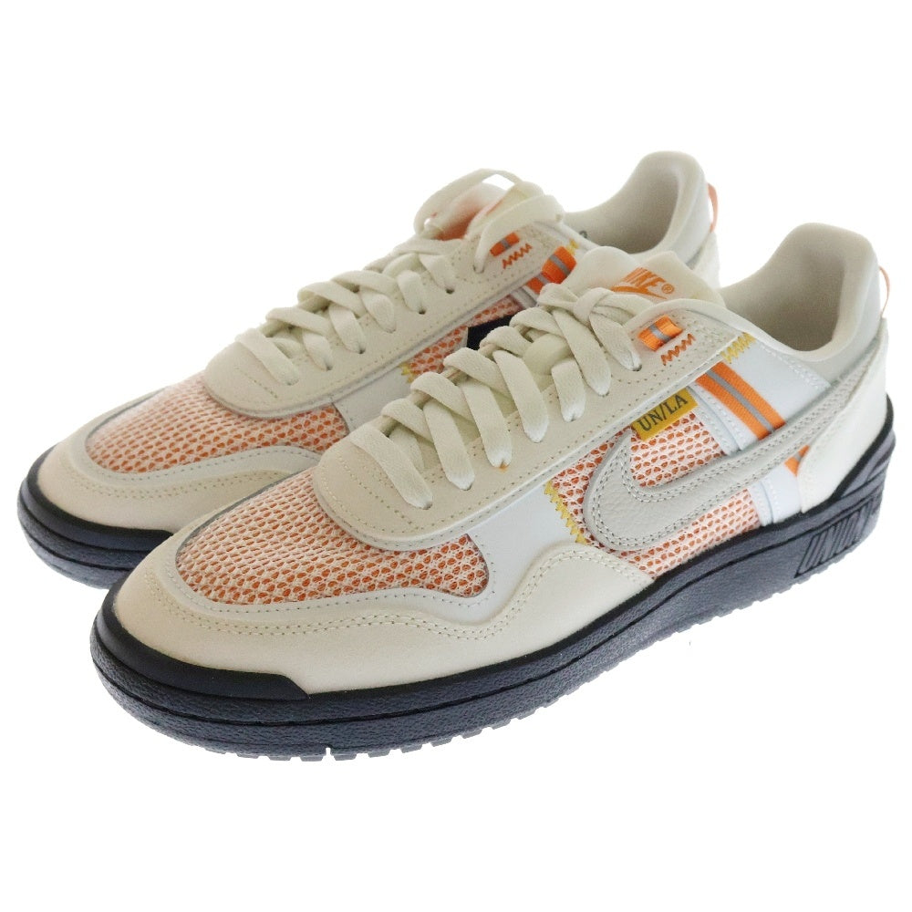 NIKE(ナイキ) ×UNION FIELD GENERAL SP U ユニオン フィールド ジェネラル ローカットスニーカー ホワイト/オレンジ US9/27cm FQ9003-001