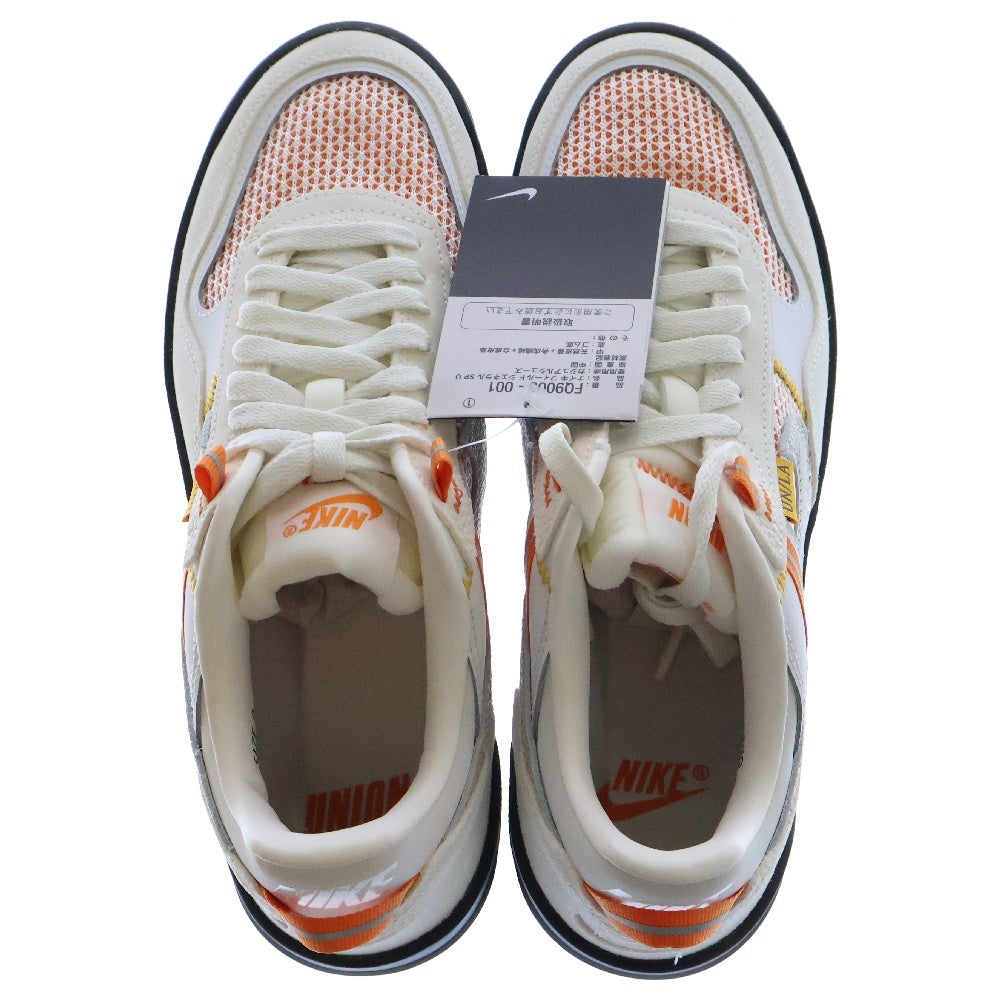 NIKE(ナイキ) ×UNION FIELD GENERAL SP U ユニオン フィールド ジェネラル ローカットスニーカー ホワイト/オレンジ US9/27cm FQ9003-001