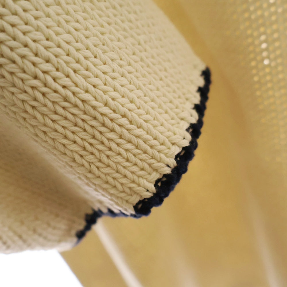 HEUGN(ユーゲン) 22AW ミドルゲージ ロールネック ニットセーター アイボリー KNITWEAR 010