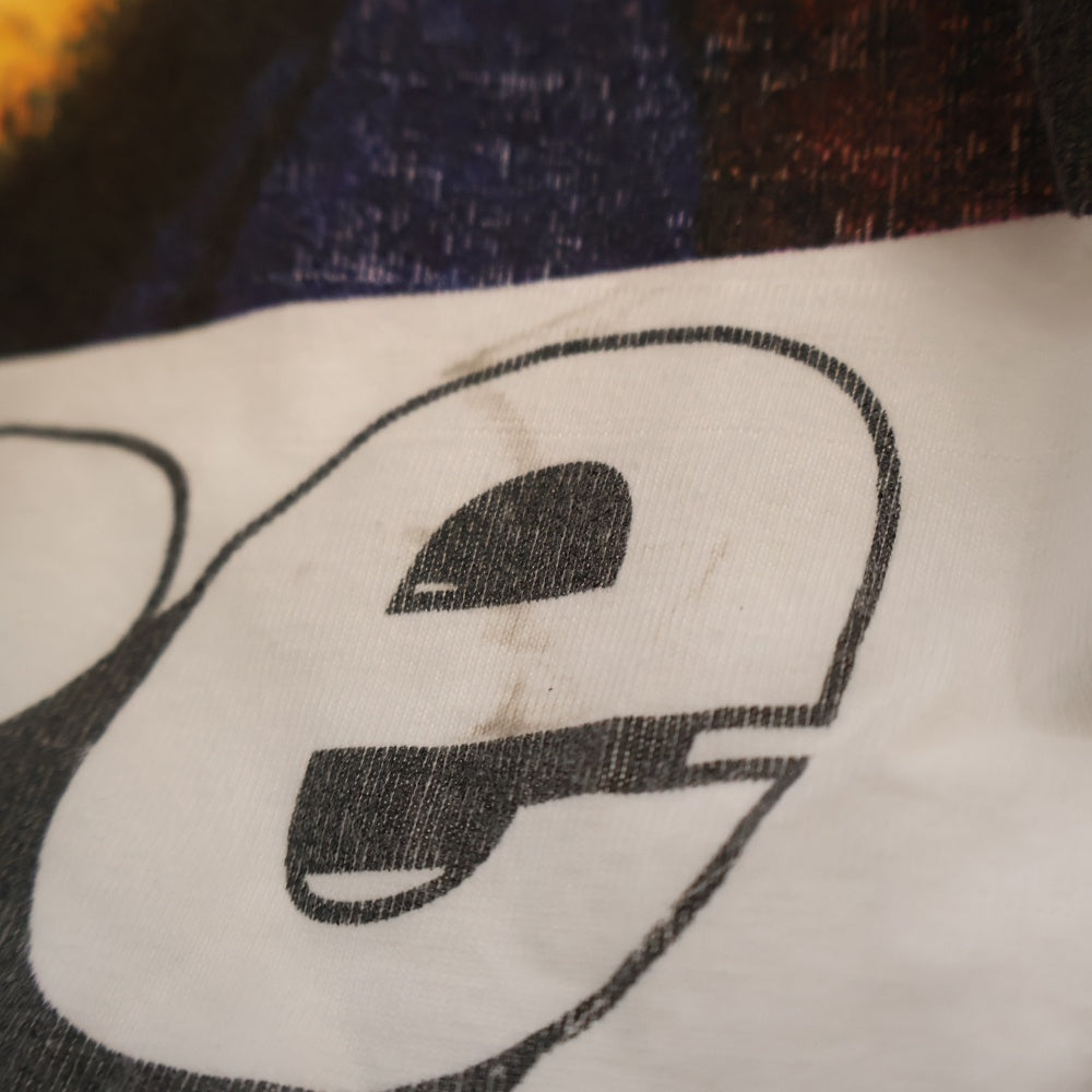 VINTAGE(ヴィンテージ) 90s VINTAGE bLaCK GraPe ヴィンテージ ブラック グレープ 両面プリント クルーネック 半袖Tシャツ カットソー ホワイト