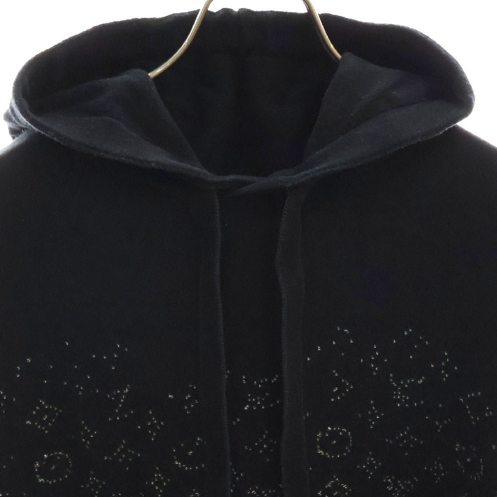 LOUIS VUITTON(ルイヴィトン) 23SS モノグラム グラディエント ジャガード コットン ニット プルオーバーパーカー ブラック RM231Q USO HNN45W