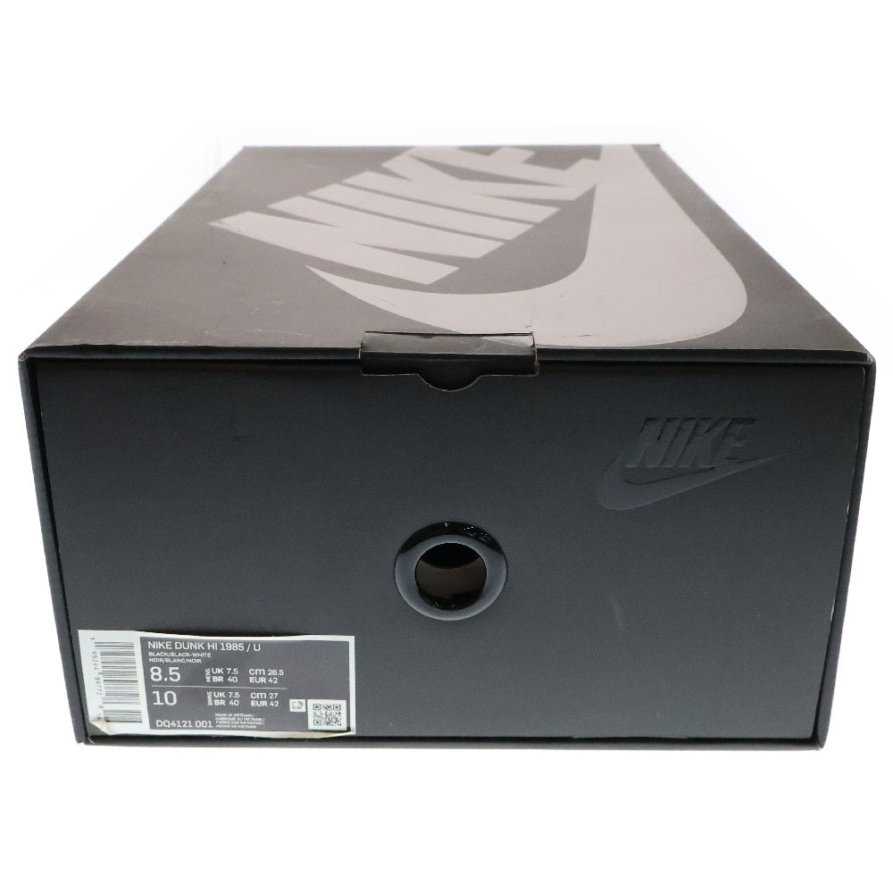 NIKE(ナイキ) ×UNDERCOVER DUNK HIGH 1985 CHAOS BLACK アンダーカバー ダンク カオスブラック ハイカットスニーカー ブラック US10/28.0cm DQ4121-001