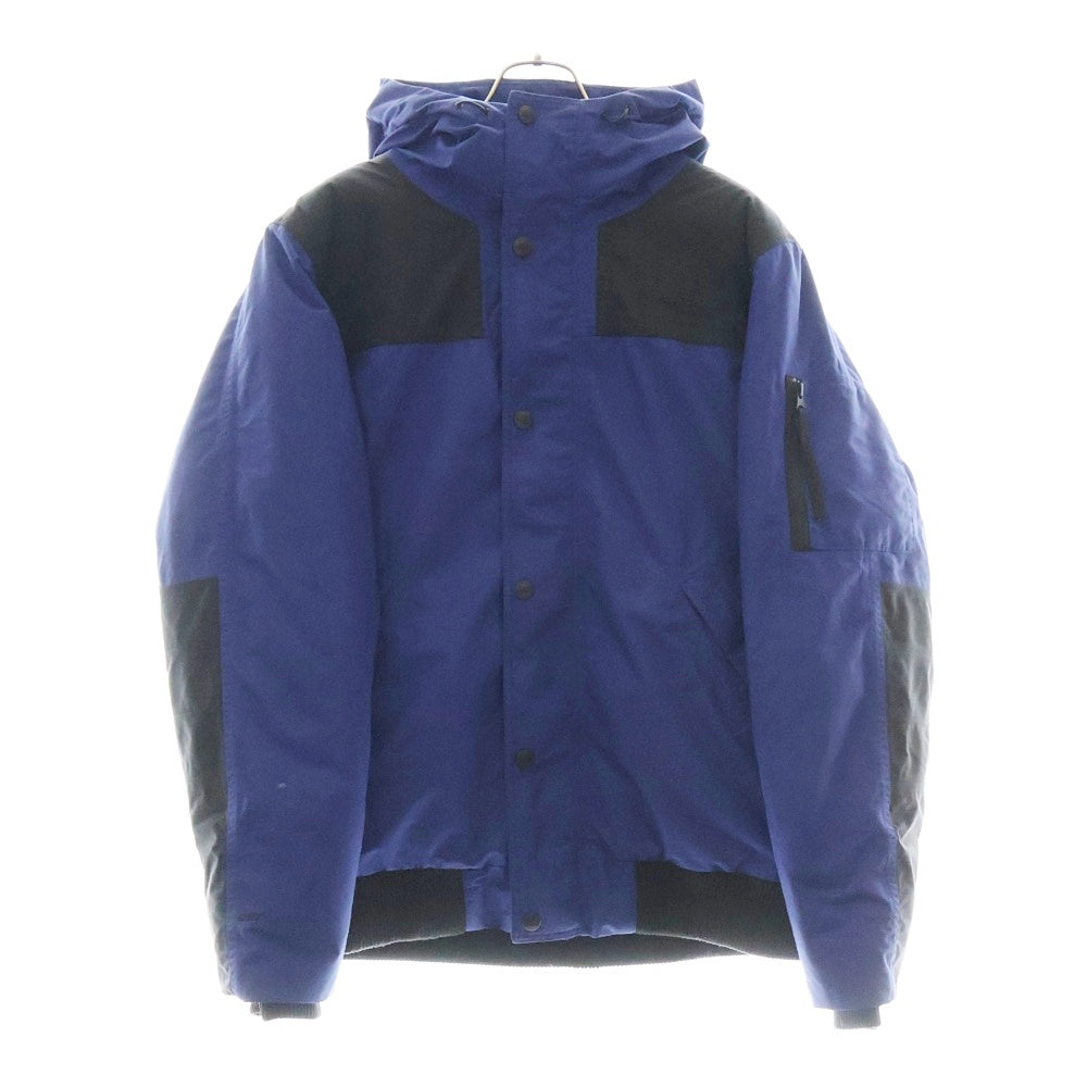 THE NORTH FACE(ザノースフェイス) NEWINGTON DOWN JACKET ニューイントン ジップアップ ナイロン ダウンジャケット ブルー/ブラック NF0A3XDY