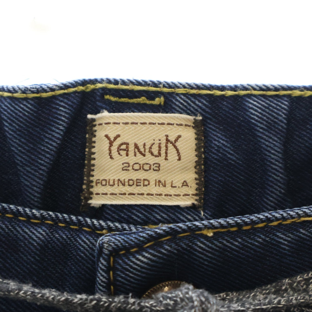 YANUK(ヤヌーク) WINTER RESORT JEANS ウィンターリゾート ストレッチ デニムパンツ インディゴ 57293007