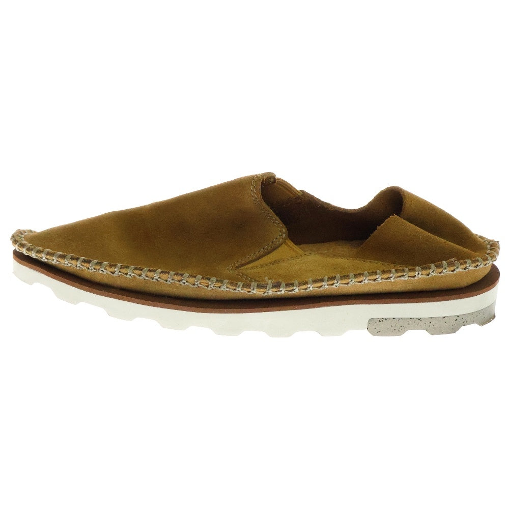 Clarks(クラークス) Dakin Step デーキンステップ スウェードレザー スリッポン サンダル ブラウン 26117099