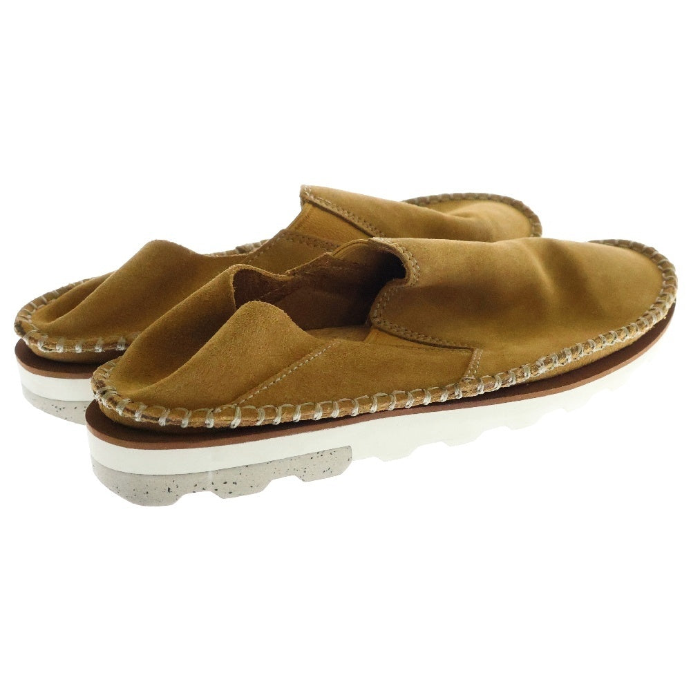 Clarks(クラークス) Dakin Step デーキンステップ スウェードレザー スリッポン サンダル ブラウン 26117099