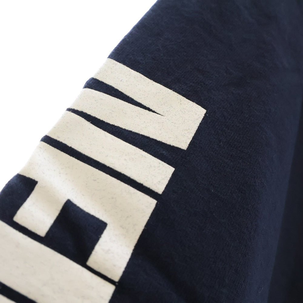 NEIGHBORHOOD(ネイバーフッド) 17AW Long Sleeve C.I. Tee ロゴプリント クルーネック 長袖Tシャツ カットソー ネイビー 172PCNH-LT02