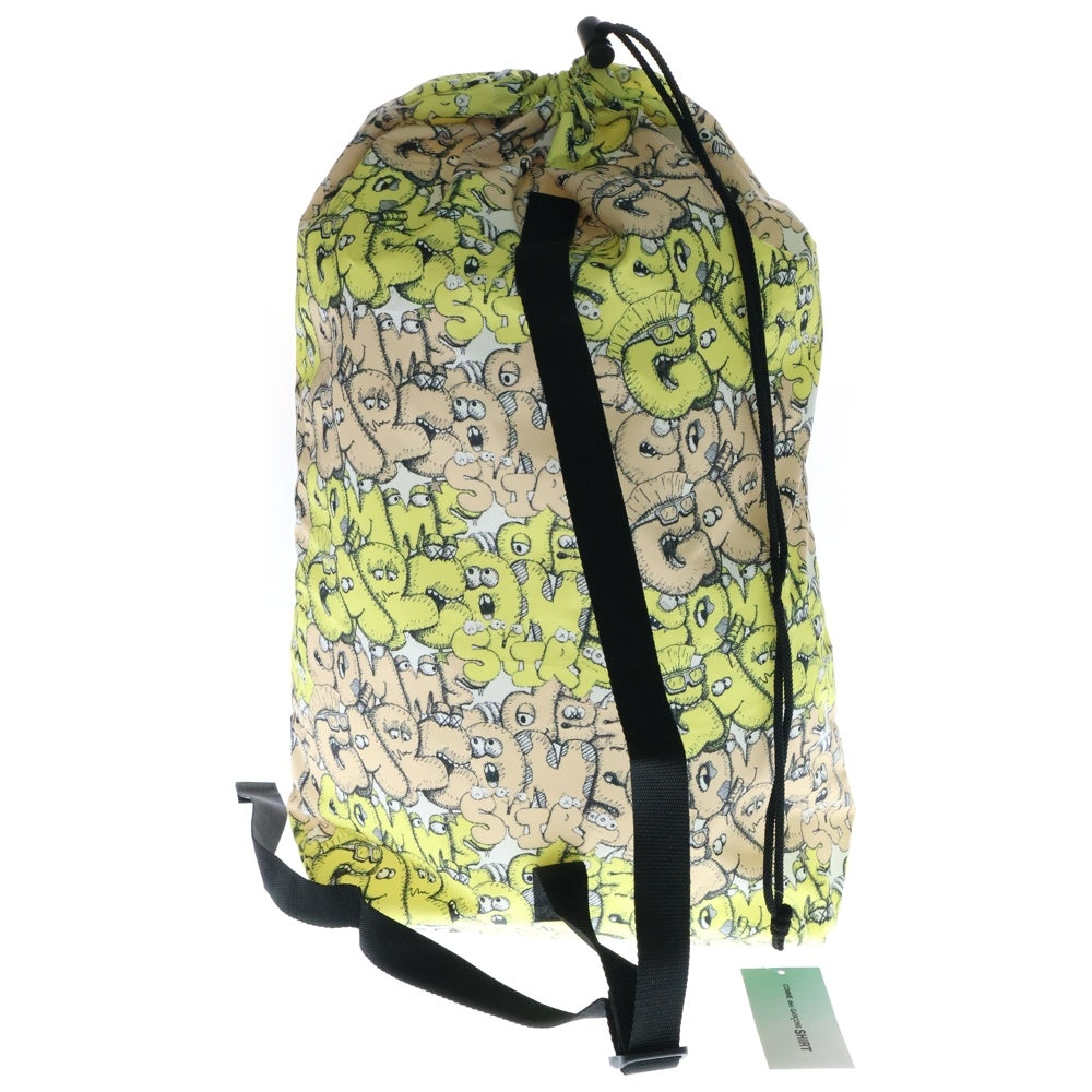 COMME des GARCONS SHIRT(コムデギャルソンシャツ) 21AW ×KAWS PATTERN PRINTED BAG カウズ パターンプリント ワンショルダーバッグ イエロー FH-K201-W21-2