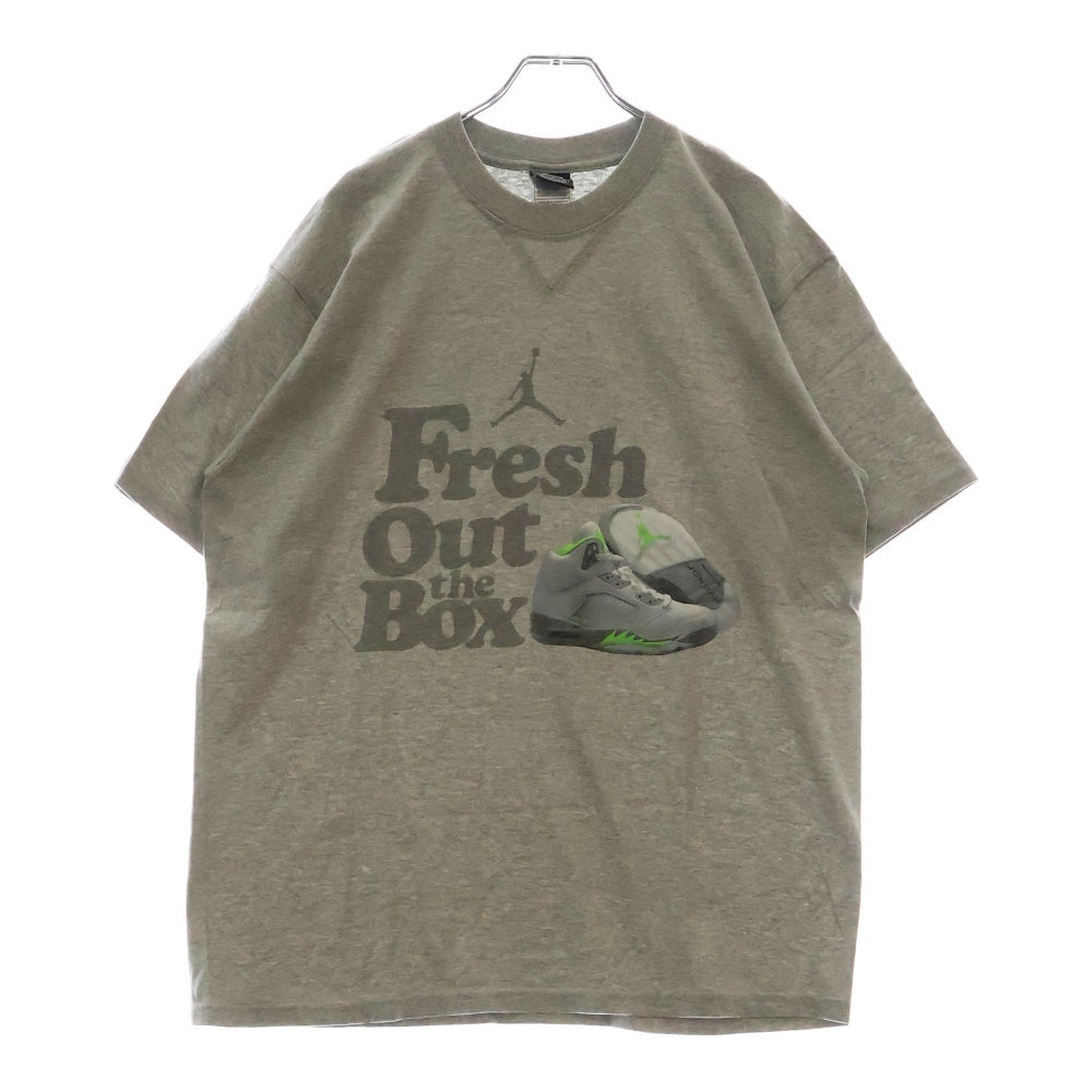 NIKE(ナイキ) JORDAN BRAND ジョーダンブランド Fresh Out The Box プリント 半袖Tシャツ カットソー グレー