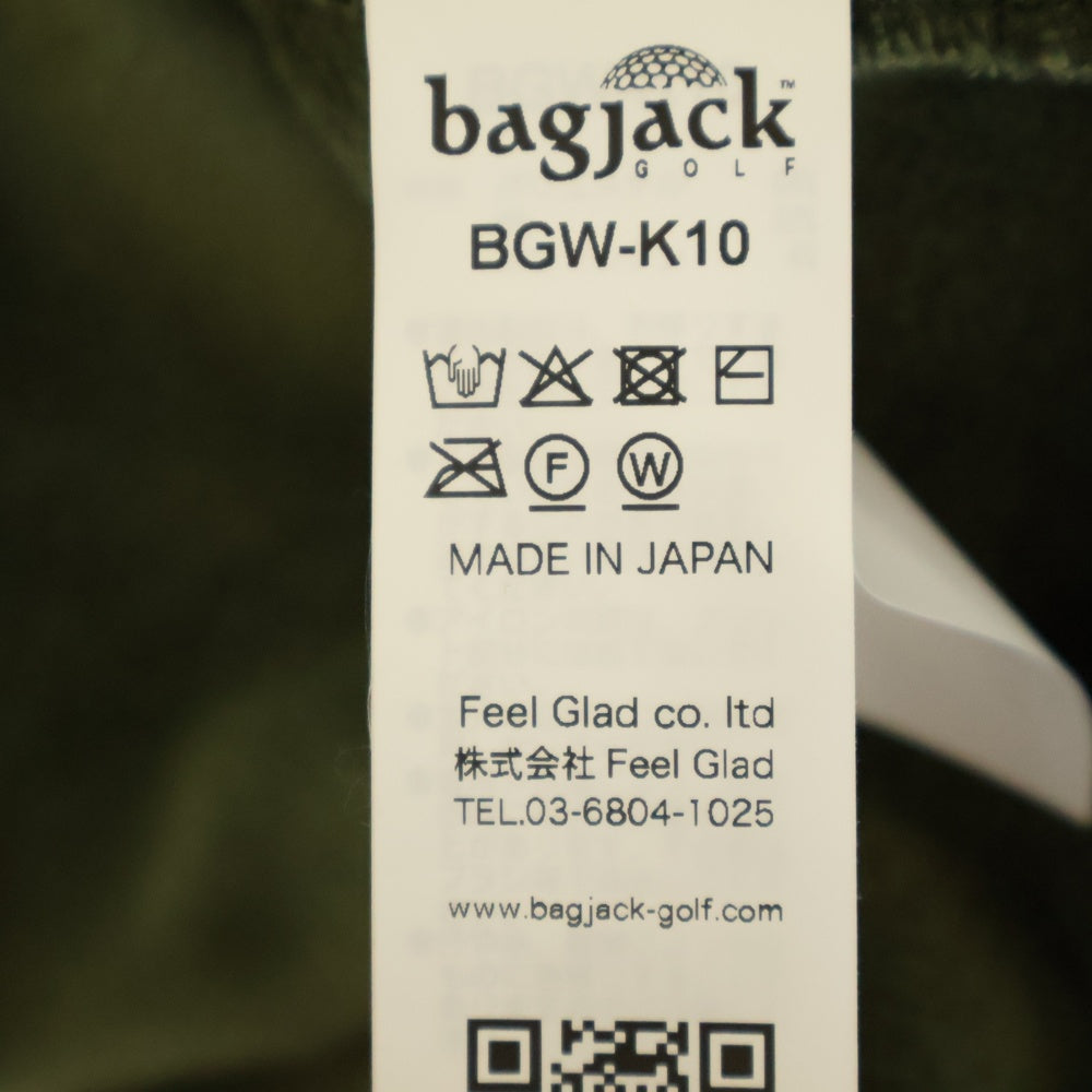 BAGJACK(バッグジャック) BOMBER HEAT TURTLE NECK JERSEY ボンバーヒート タートルネック フリース 長袖Tシャツ カットソー カーキ BGW-K10