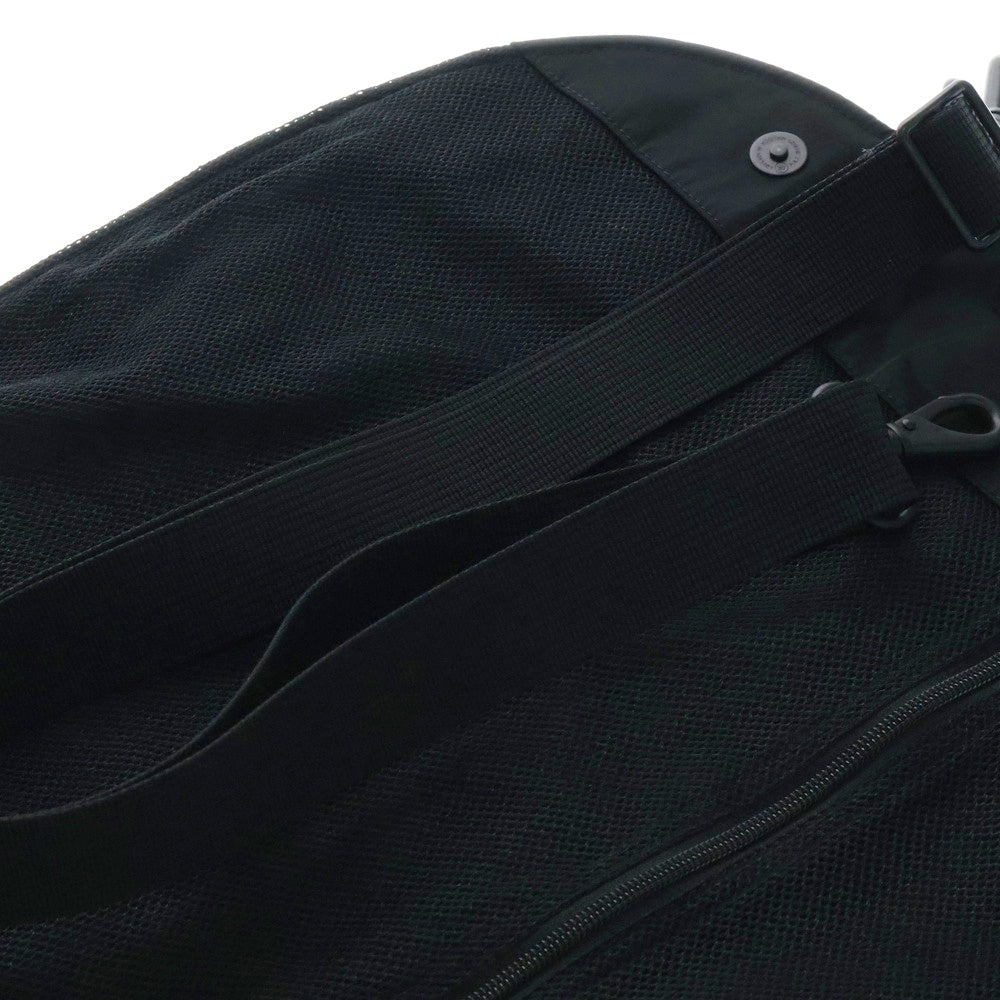 Y-3(ワイスリー) 19AW SUIT CARRIER ロゴプリント ナイロン スーツキャリアー ショルダーストラップ付き ガーメント ブラック FH9256