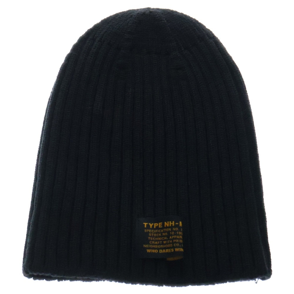 NEIGHBORHOOD(ネイバーフッド) 19SS Military Beanie ミリタリー ビーニー ニットキャップ 帽子 ブラック 191ORNH-HT01