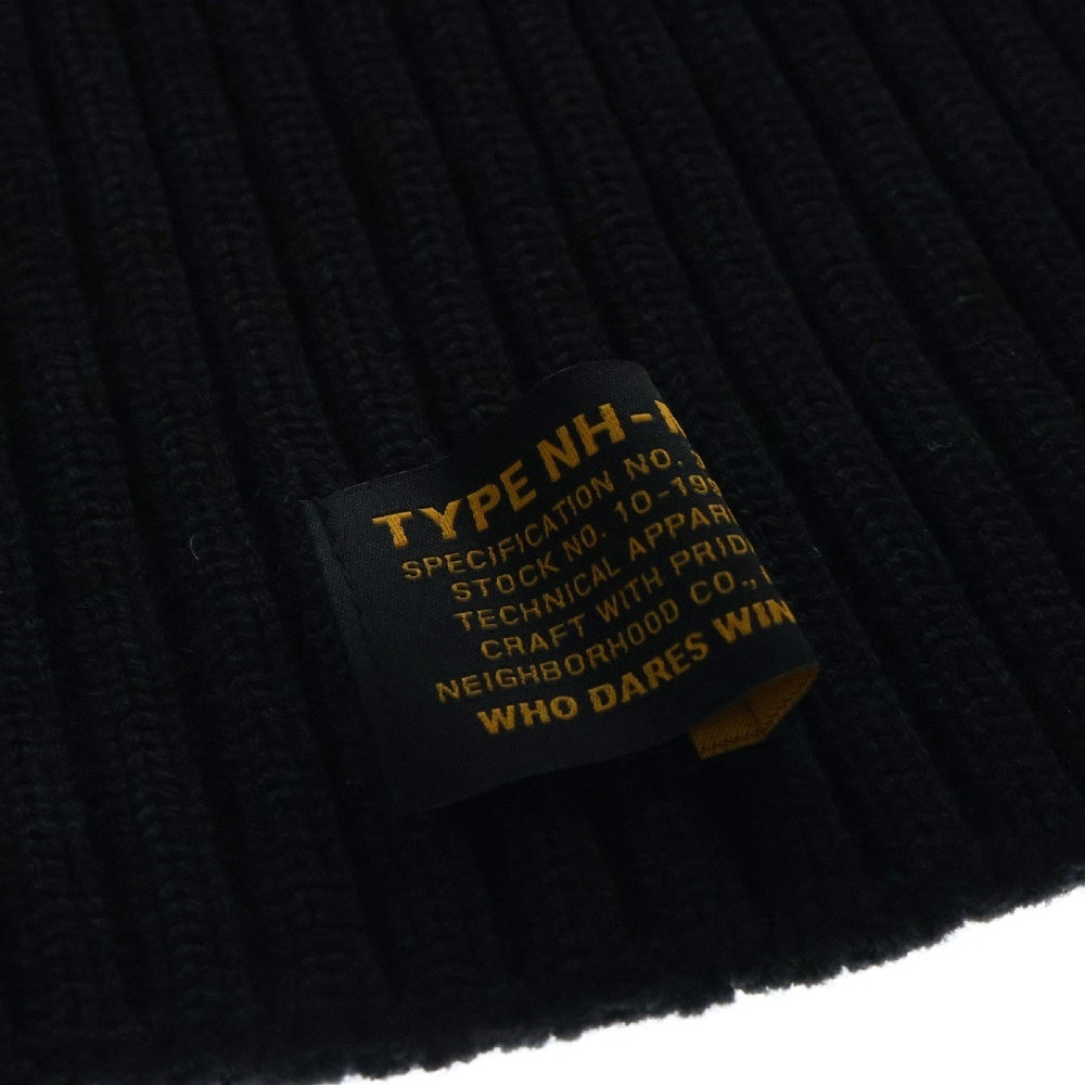 NEIGHBORHOOD(ネイバーフッド) 19SS Military Beanie ミリタリー ビーニー ニットキャップ 帽子 ブラック 191ORNH-HT01