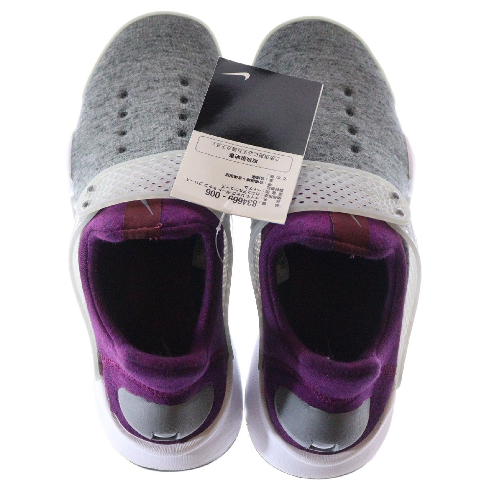 NIKE(ナイキ) SOCK DART TECH FLEECE ソック ダート テックフリース ローカットスニーカー グレー レディース US6/24cm 834669-006