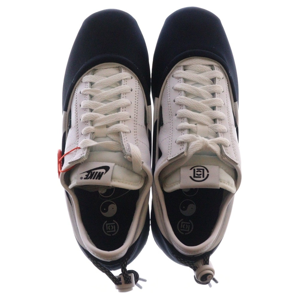 NIKE(ナイキ) ×CLOT Cortez クロット コルテッツ ローカットスニーカー ホワイト/ブラック US8/26cm DZ3239-002