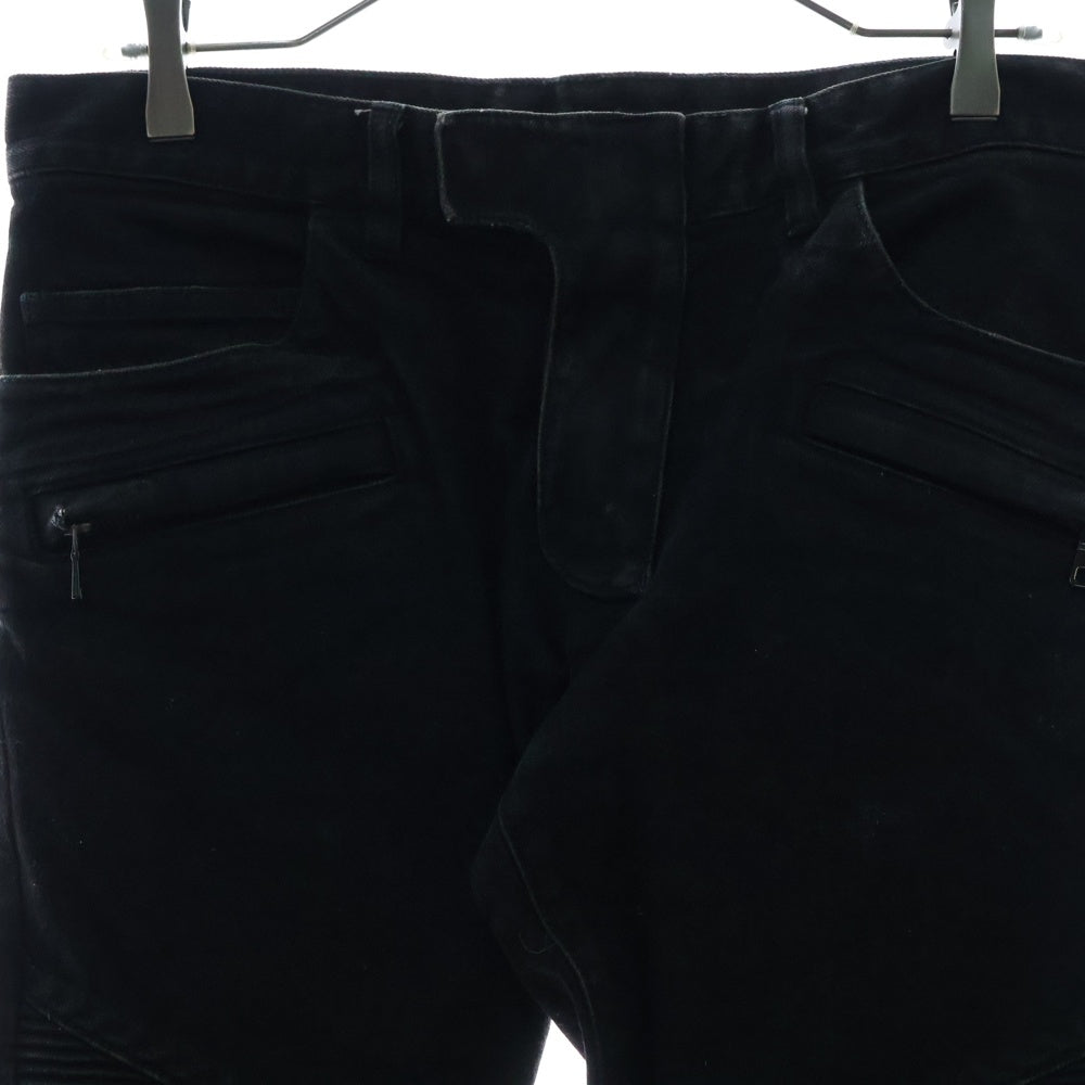 BALMAIN(バルマン) バイカースキニー デニムパンツ ブラック