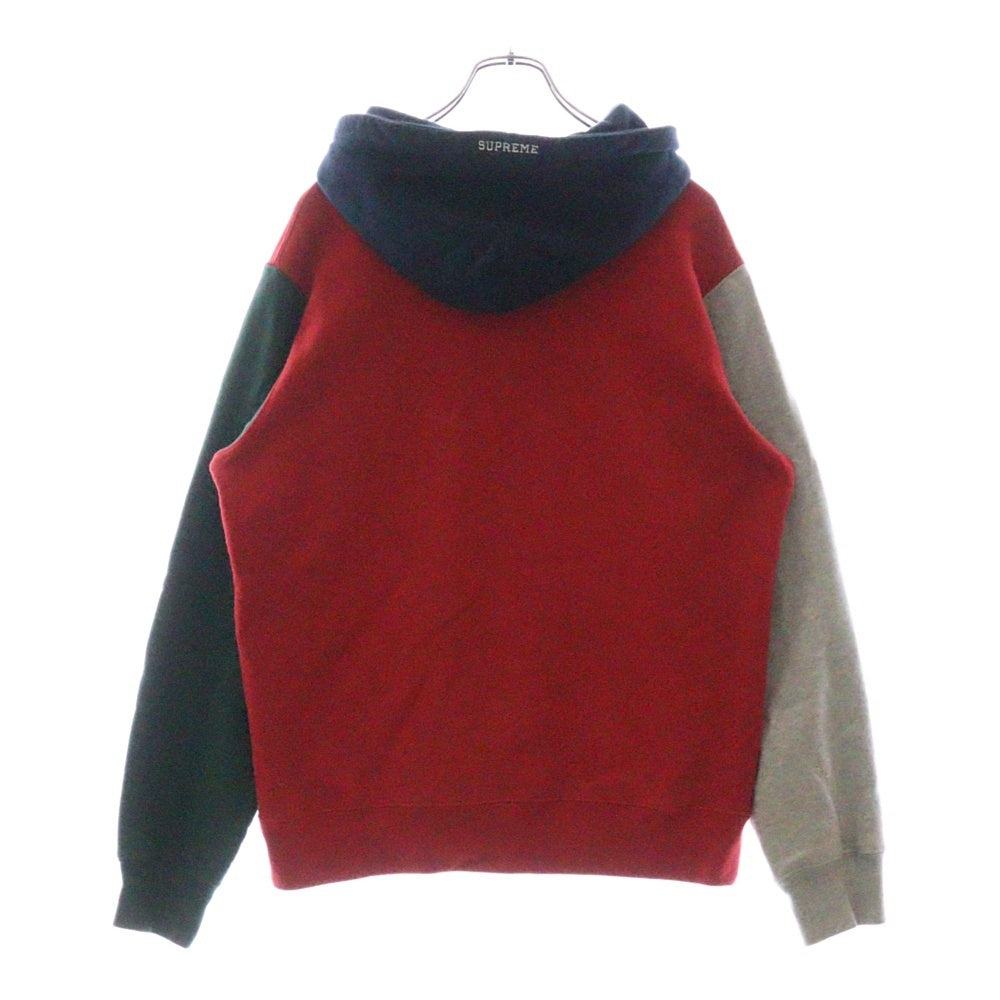 SUPREME(シュプリーム) 19SS S Logo Colorblocked Hooded Sweatshirt Sロゴ カラーブロック フーデッド スウェット プルオーバーパーカー マルチ
