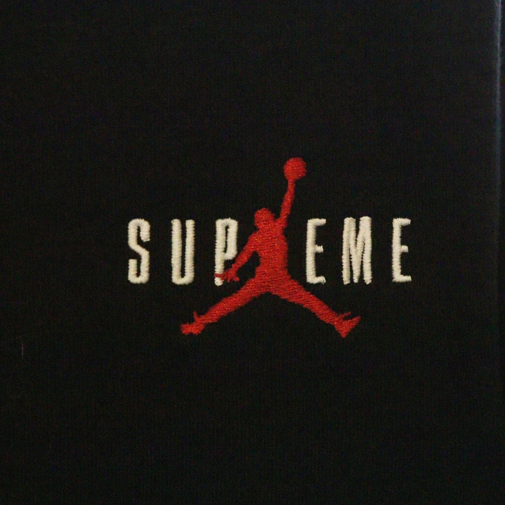 SUPREME(シュプリーム) 24AW ×NIKE Jordan Sweatpant ナイキ ジョーダン ロゴプリント スウェットパンツ ブラック HF0838-010
