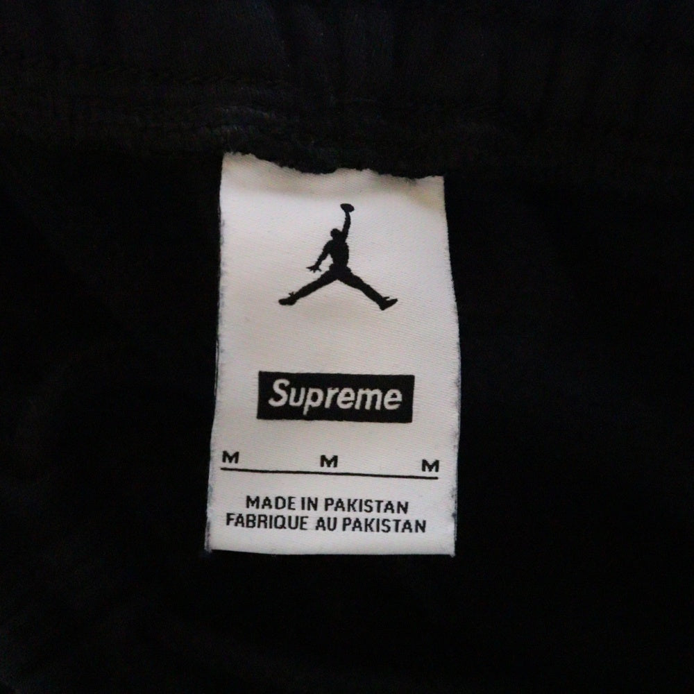 SUPREME(シュプリーム) 24AW ×NIKE Jordan Sweatpant ナイキ ジョーダン ロゴプリント スウェットパンツ ブラック HF0838-010