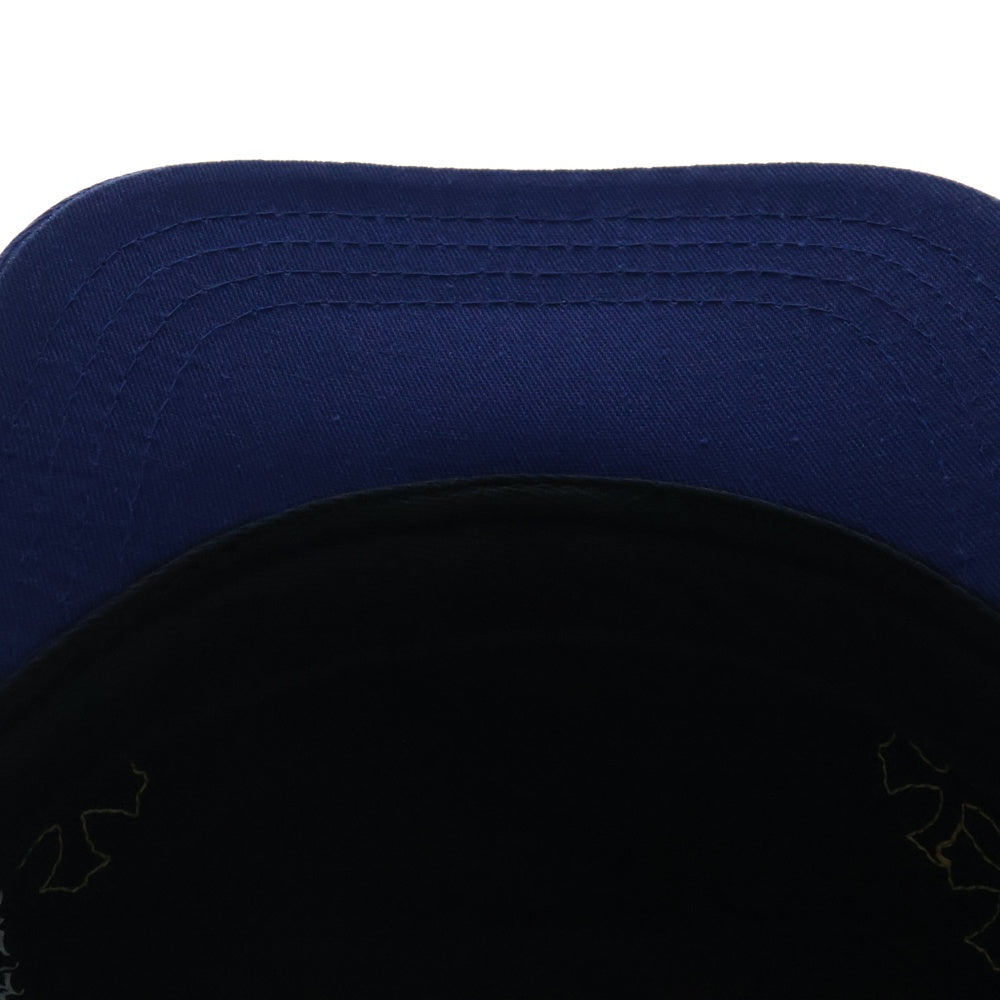 CHROME HEARTS(クロムハーツ) CH HAT CH刺繍 クロスパッチ ベースボールキャップ 帽子 ブルー/オレンジ