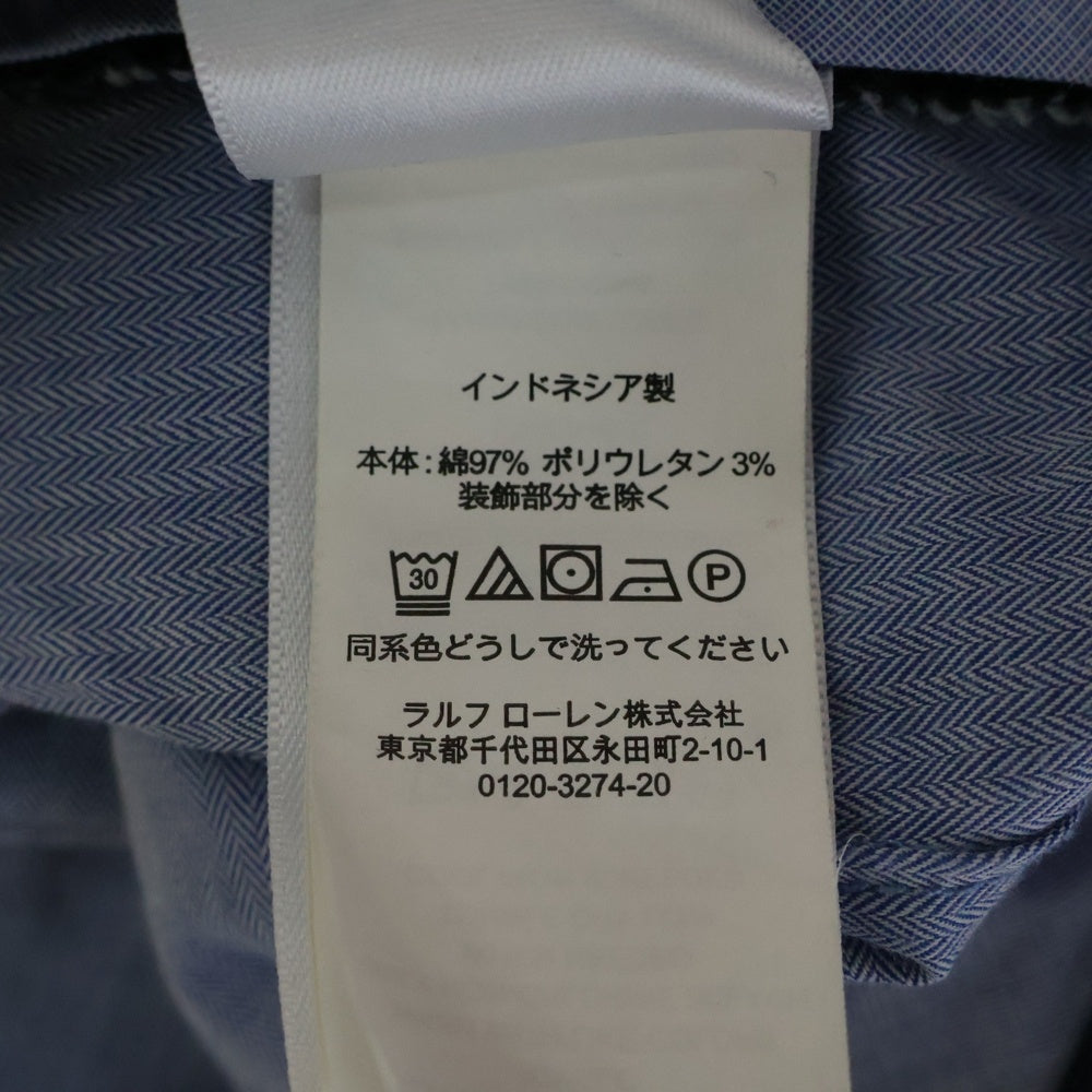POLO RALPH LAUREN(ポロラルフローレン) STRETCH SLIM FIT ストレッチ スリム フィット スキニーパンツ チノパンツ ブラック 0200011695