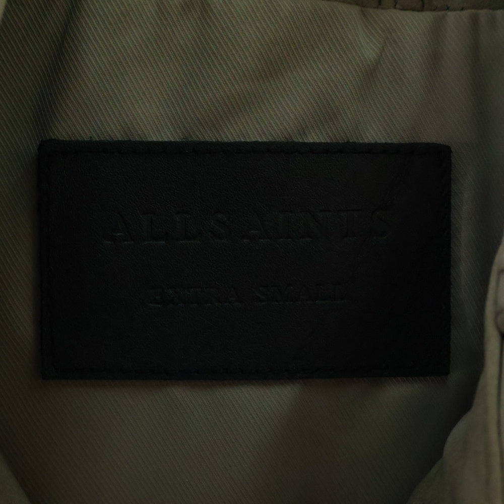ALLSAINTS(オールセインツ) ETON JACKET イートンジャケット バイカージャケット ツイード ベージュ ML017S