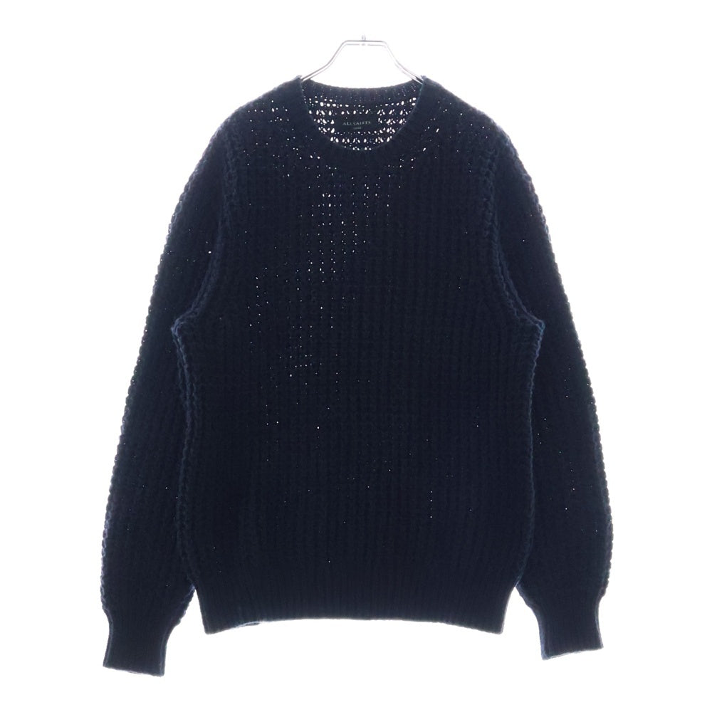ALLSAINTS(オールセインツ) クルーネックニットセーター コットン ネイビー MK017M S-141