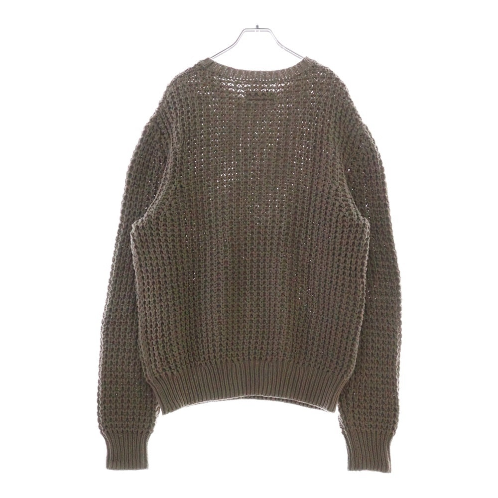 ALLSAINTS(オールセインツ) クルーネックニットセーター コットン ブラウン MK017M AS171073R
